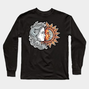 Sun and Moon Long Sleeve T-Shirt